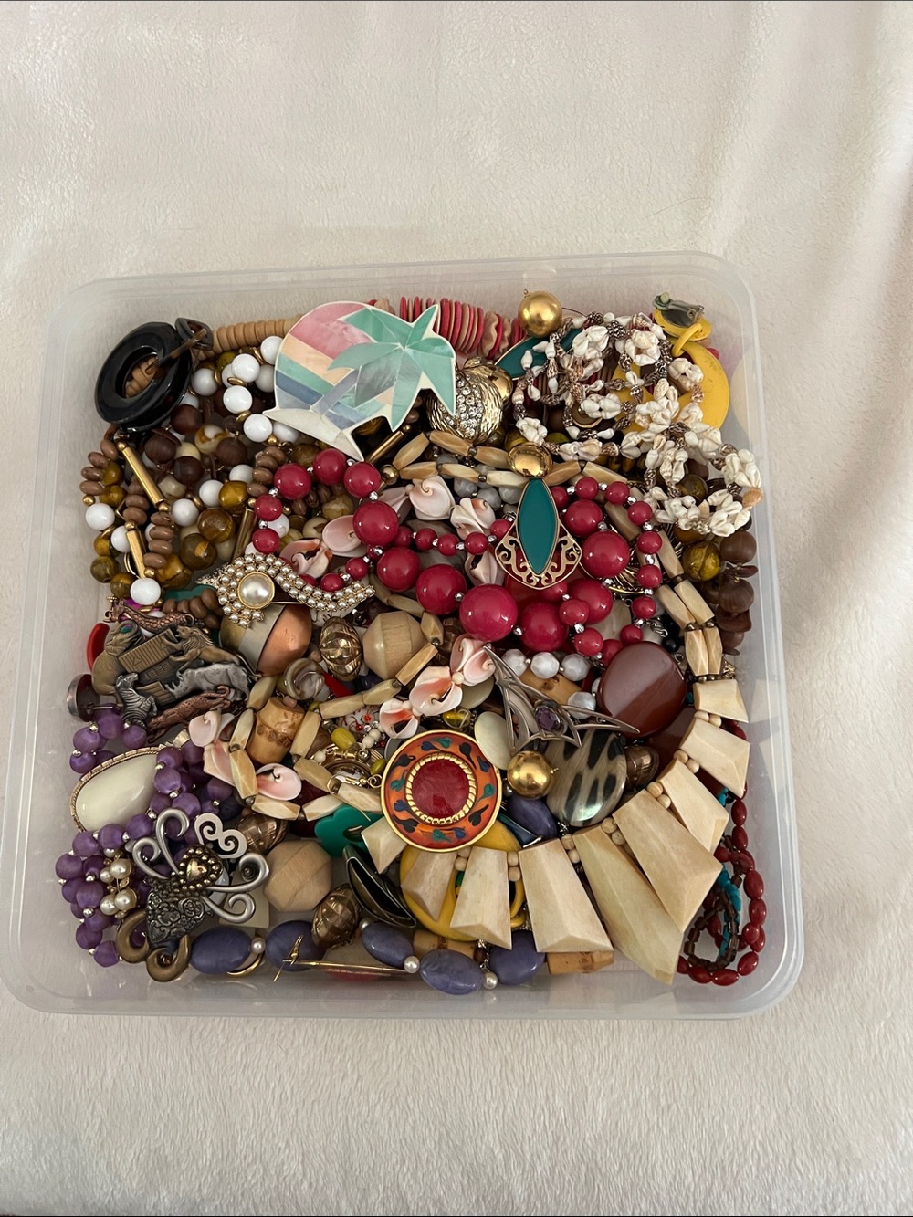 Mixed Color Women's Fashion Jewelry Lot - Assorted Beaded Necklaces & Bracelets